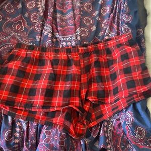 Plaid PJ Shorts